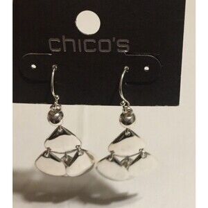 Chico's Drop Silver Earrings